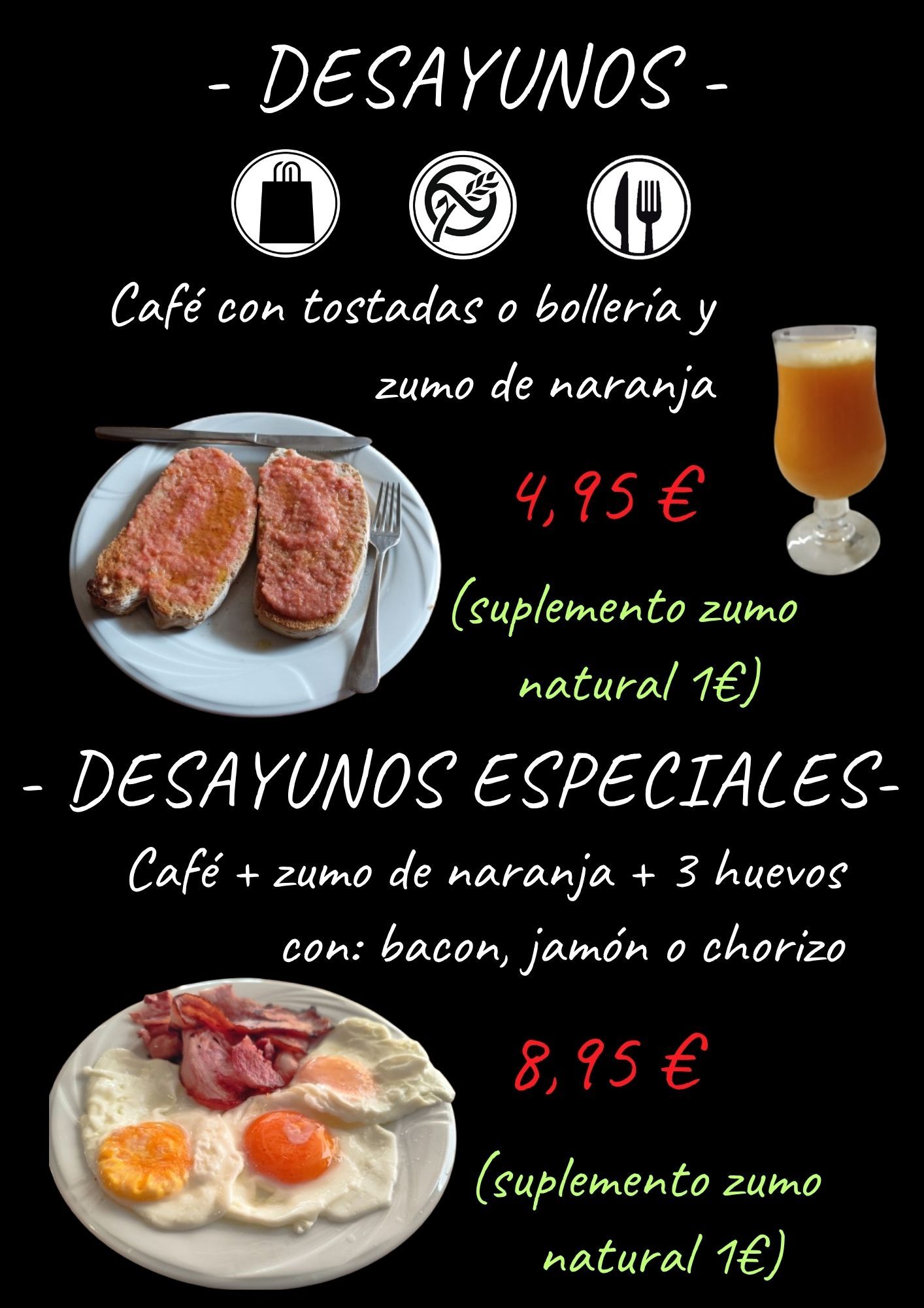 Desayunos Especiales Caseros