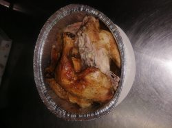 Pollo asado para llevar