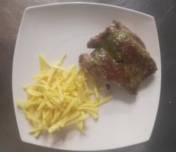 Secreto de cerdo a la plancha