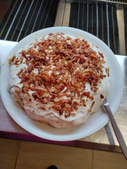 Tortilla Española Rellena y Cubierta de Bacon y Roquefort